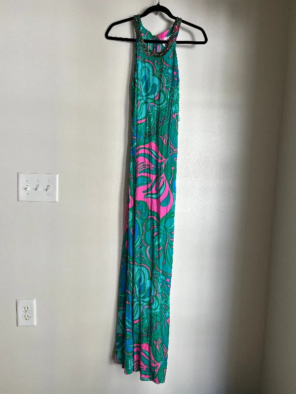 Price Drop Alert Dress Casual Maxi By Lilly Pulitzer In Multi-colored, Size: S
