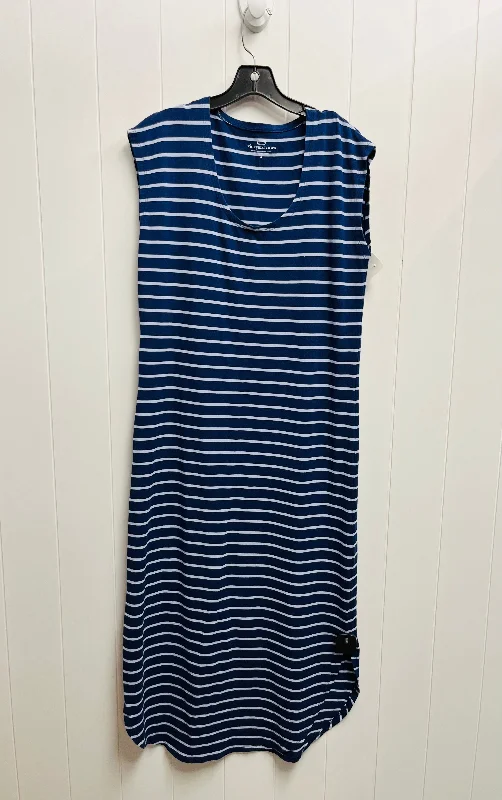 Savings Bonanza Dress Casual Maxi By Vineyard Vines In Blue, Size: S