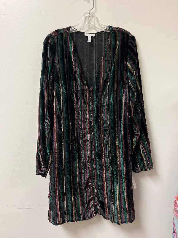 Stock Clearance Dress Casual Short By Leith In Multi-colored, Size: 1x