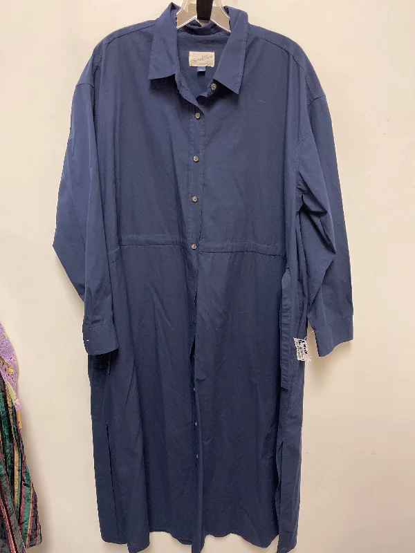 Special Discount Dress Casual Maxi By Universal Thread In Navy, Size: L