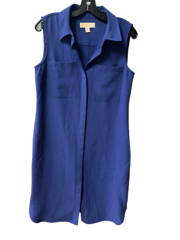 The Best Prices Dress Work By Michael By Michael Kors In Blue, Size: 6