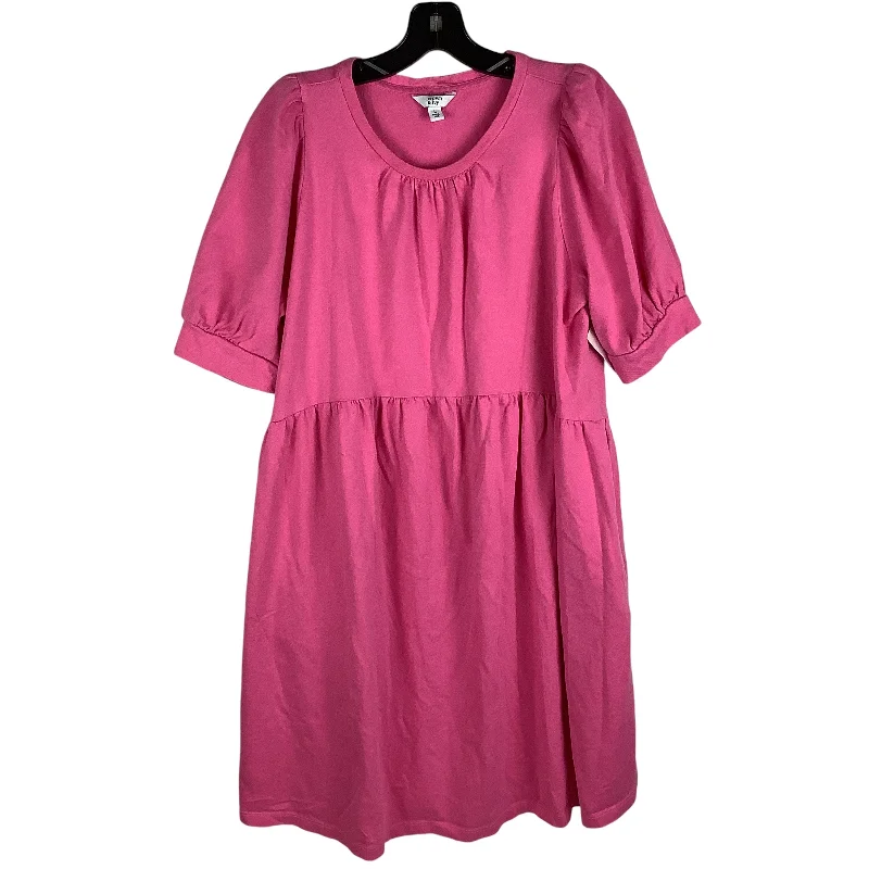Amazing Deals Dress Casual Short By Crown And Ivy In Pink, Size: L