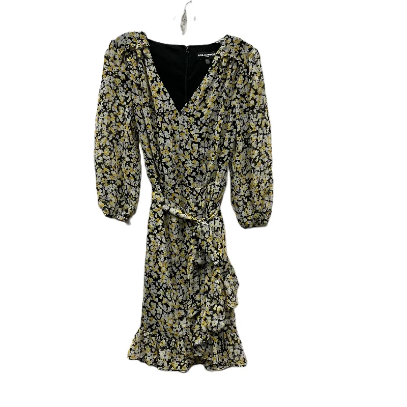 Fantastic Deals Dress Casual Short By Karl Lagerfeld In Yellow, Size: M