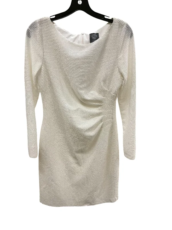 While Supplies Last Dress Party Short By Vince Camuto In White, Size: L