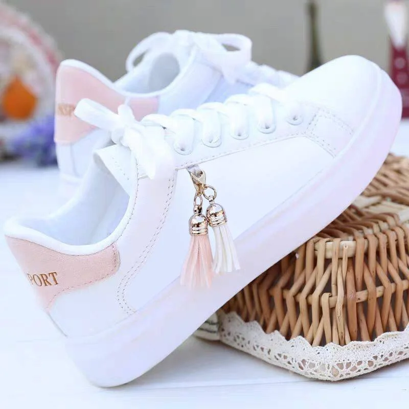 Super Sale Awakecrm Mesh white shoes ladies fashion breathable shoes students Korean casual shoes sports shoes flat shoes womens shoes