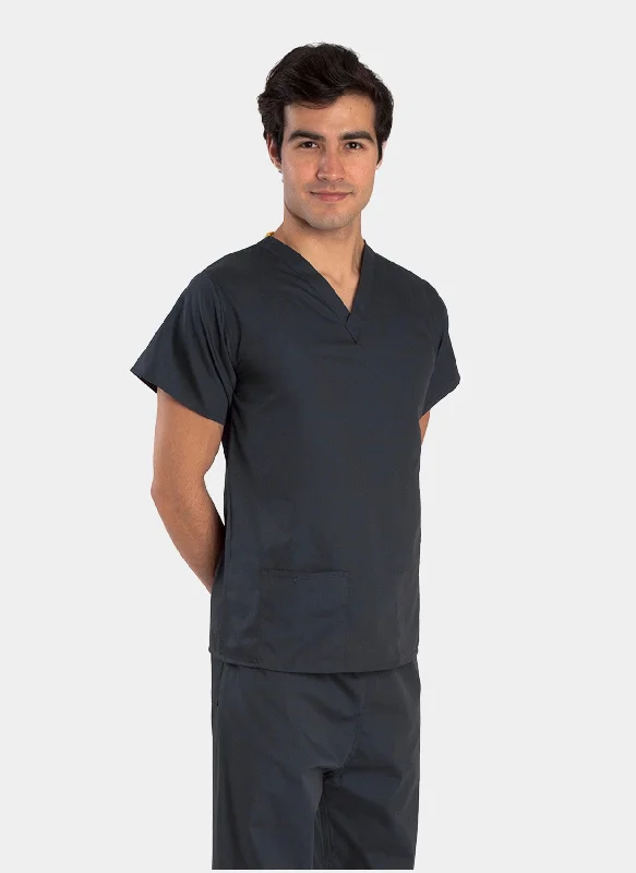 Online Only Budget Scrub Top - Pewter