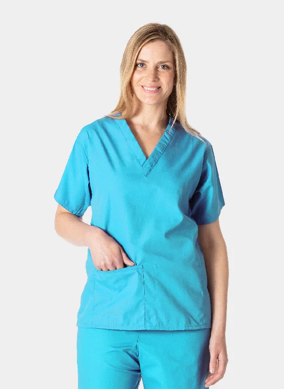 Instant Discount Budget Scrub Top - Turquoise (Bright Teal)