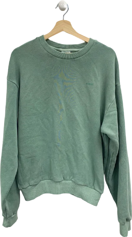 Crazy Deals Gymshark Green Crew Neck Sweatshirt UK S