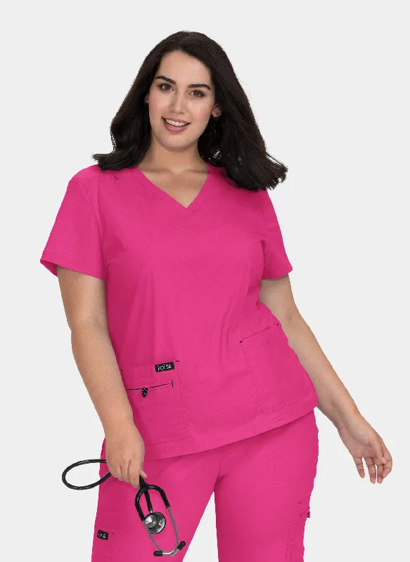 Mega Deal Koi Basics Becca Scrub Top - Flamingo