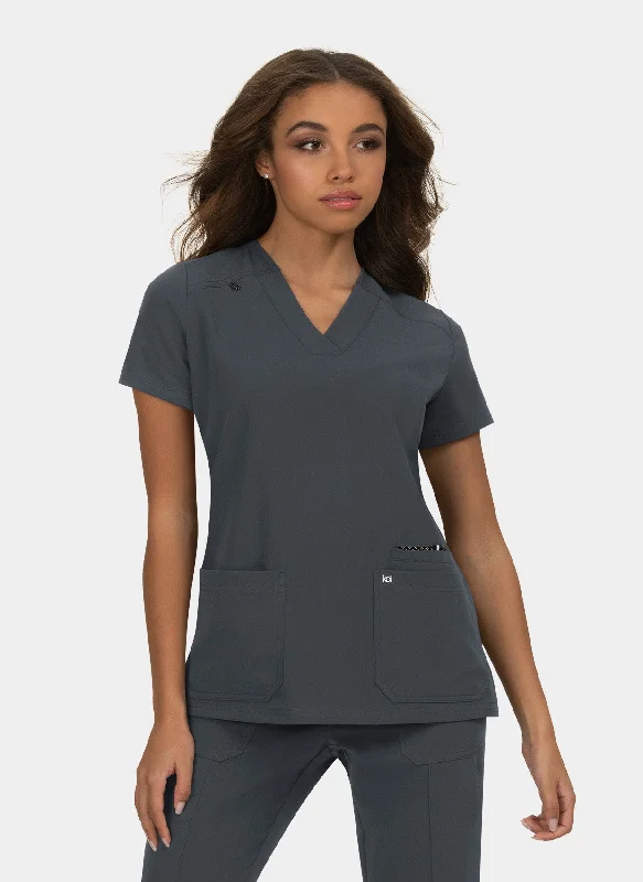 Online Specials Koi Next Gen Hustle And Heart Scrub Top - Charcoal
