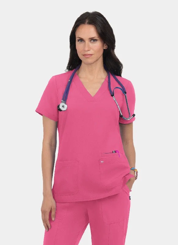 Closeout Koi Next Gen Hustle And Heart Scrub Top - Geranium