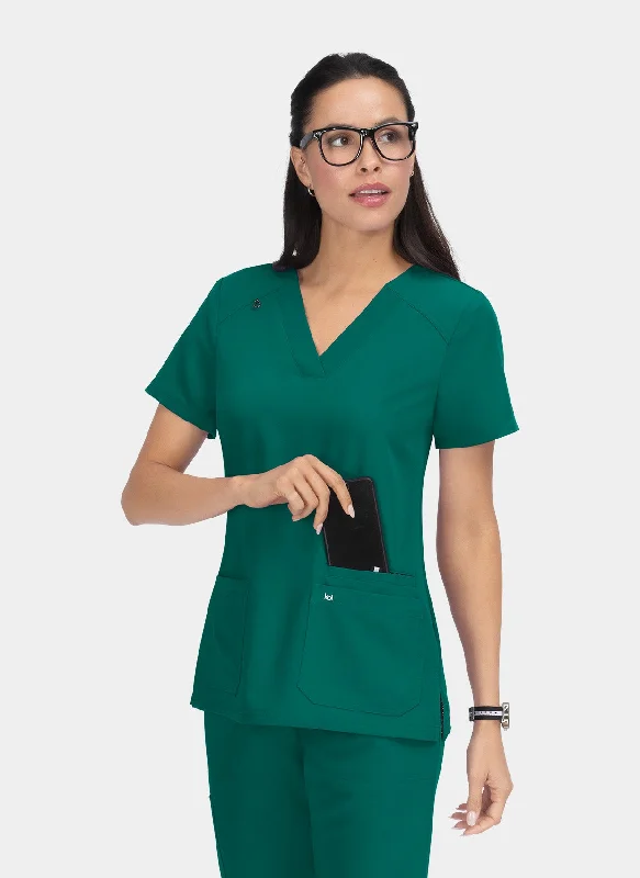 Must-Have Deals Koi Next Gen Hustle And Heart Scrub Top - Hunter