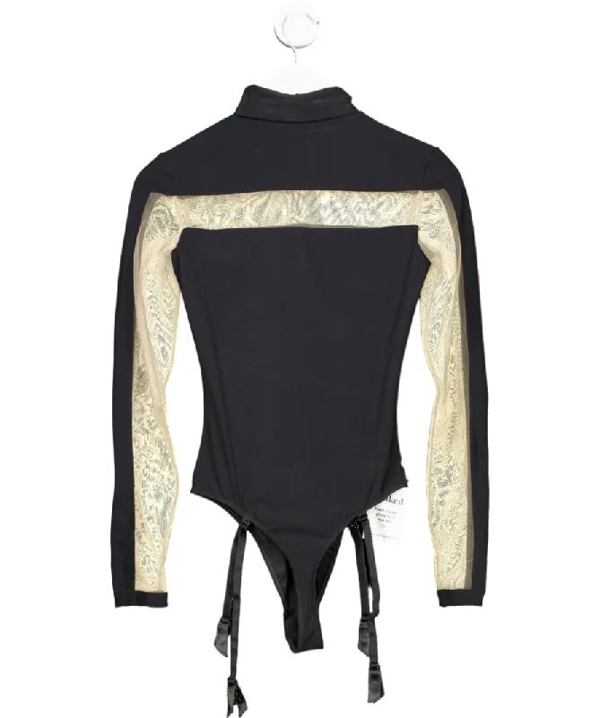 Quick Sale Room 24 Black Solera Bodysuit UK M
