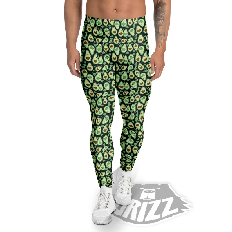 Buy More, Save More Avocado Cute Print Pattern Men's Leggings