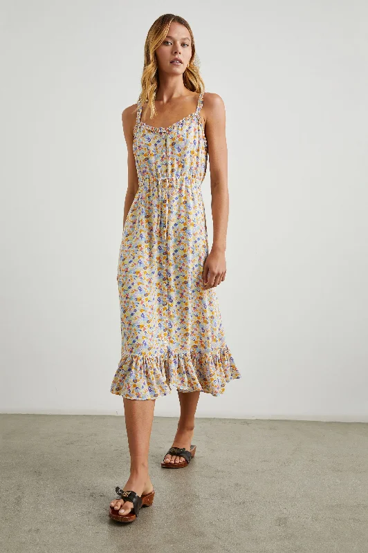 Year-End Clearance ADALYN DRESS - PAPAYA FLOWERS