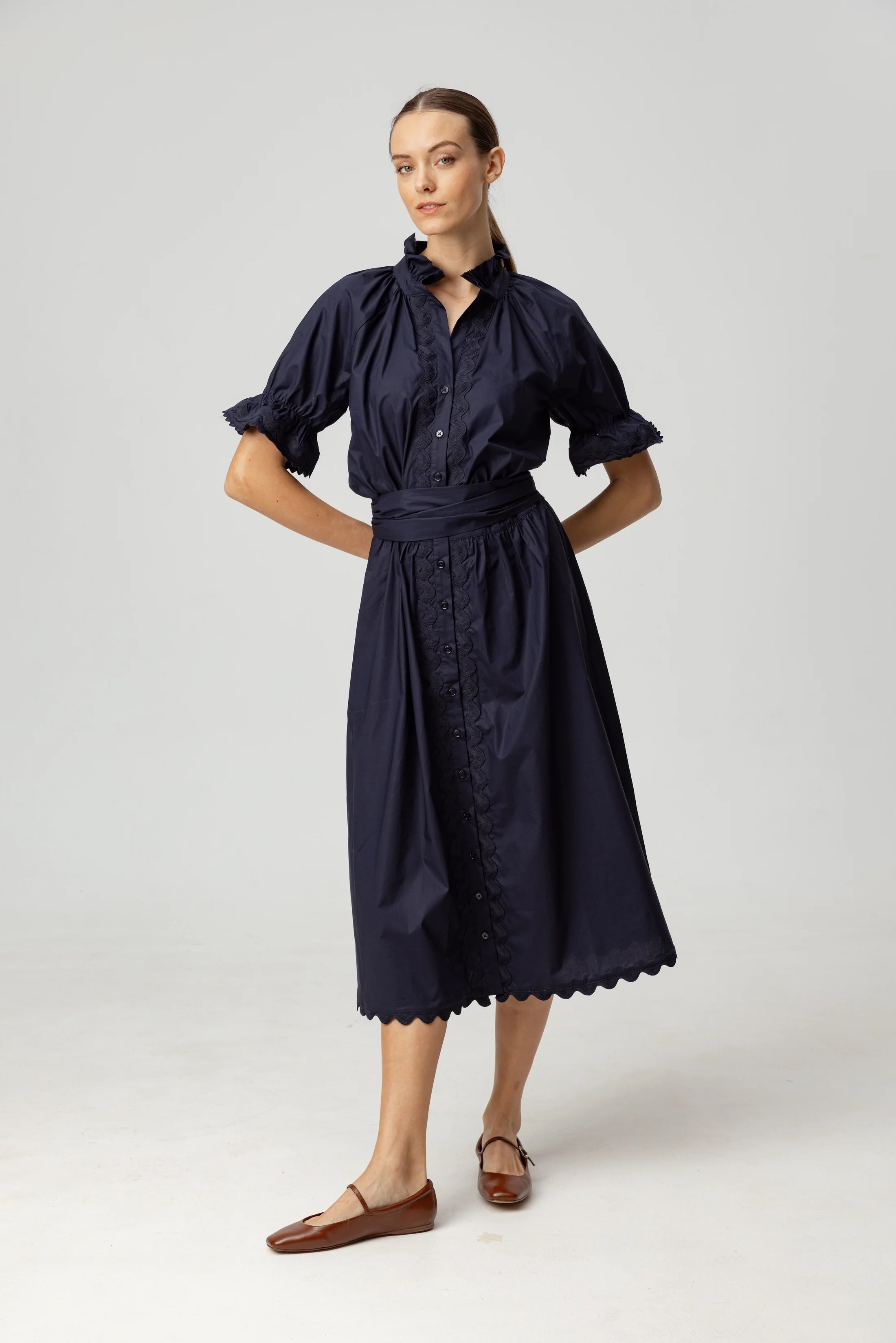 Members Only Aliza Dress-Navy