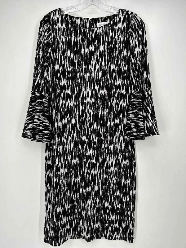 Act Now Calvin Klein Size 6 Black & White Dress