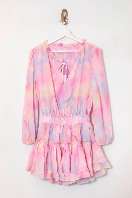Unbeatable Prices Women's Pink Aurora Multi Color Mini Dress