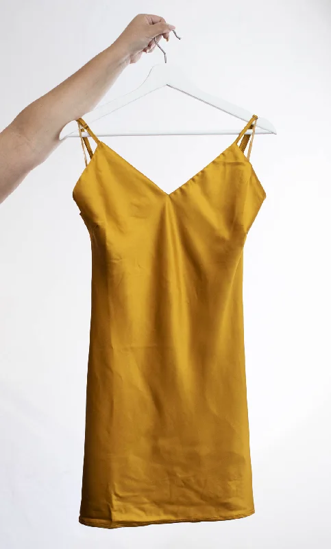 Limited Time Offer Sleeveless Satin Mini Dress