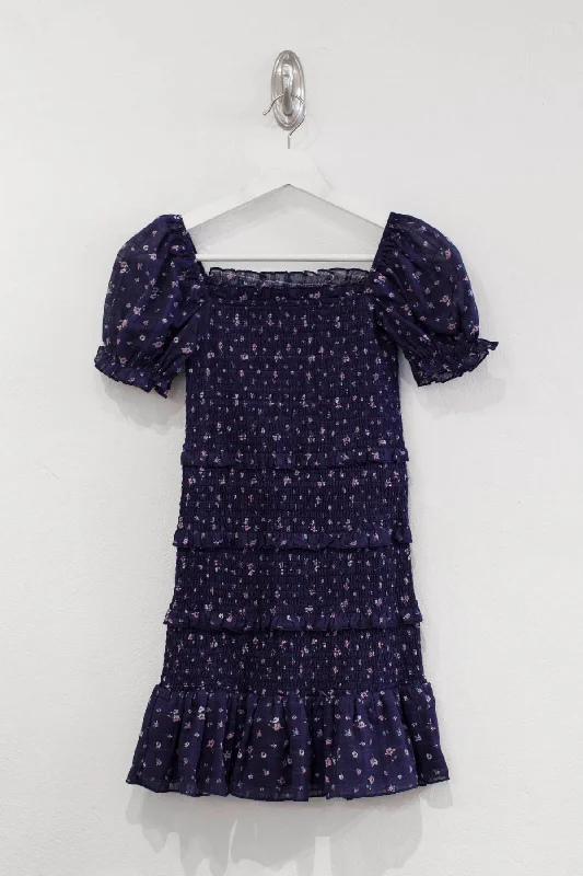Special Discount Floral Blue Laila Dress (Juniors) - Katiej NYC