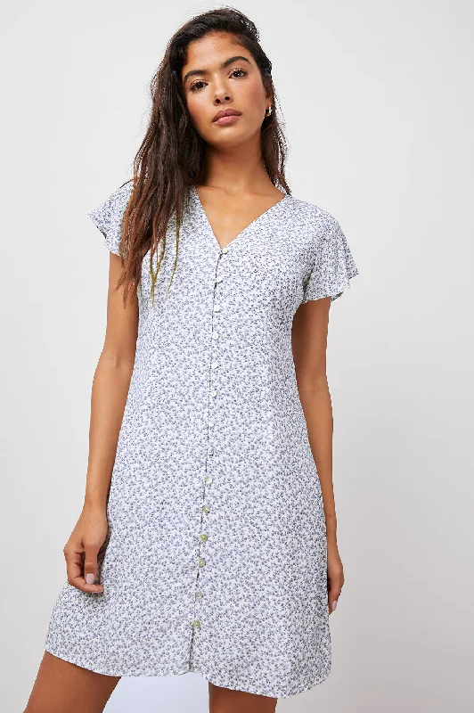 Limited Time Discount HELENA DRESS - BLUE GARDEN