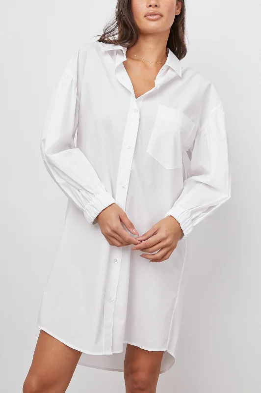 Special Price PARSON DRESS - WHITE
