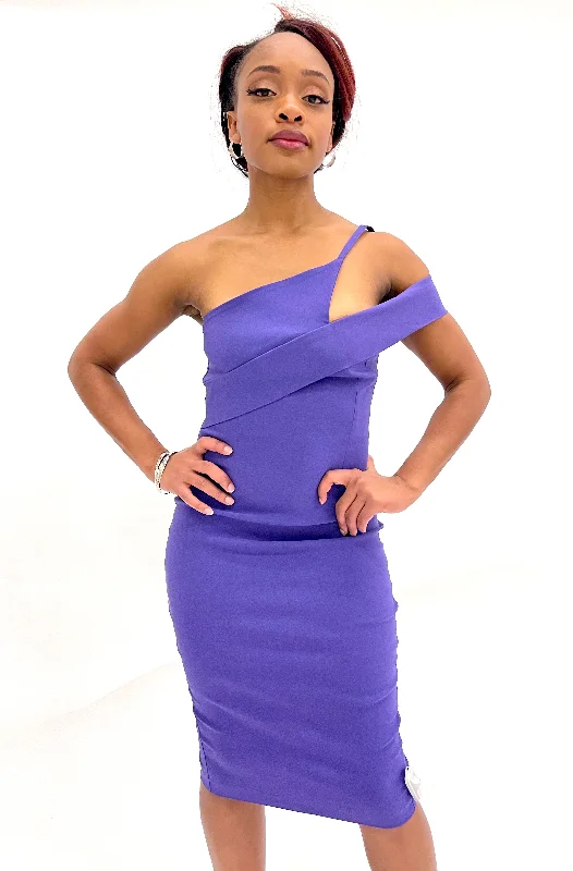 Clearance Sale Purple Evening Dress